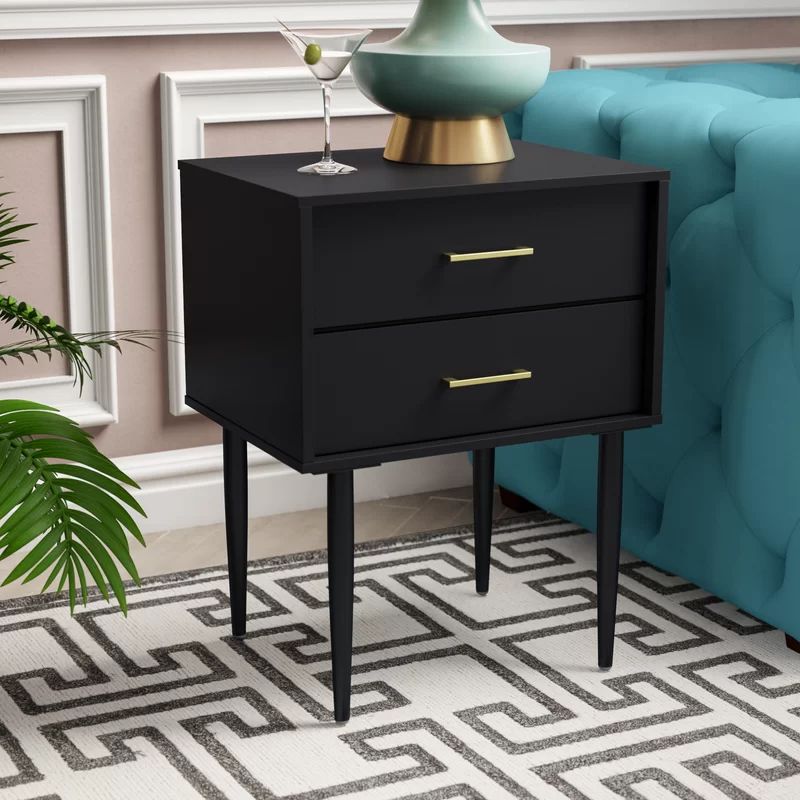 Winningham 2 Drawer Nightstand | Wayfair North America