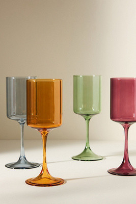 Morgan Wine Glasses, Set of 4 | Anthropologie (US)