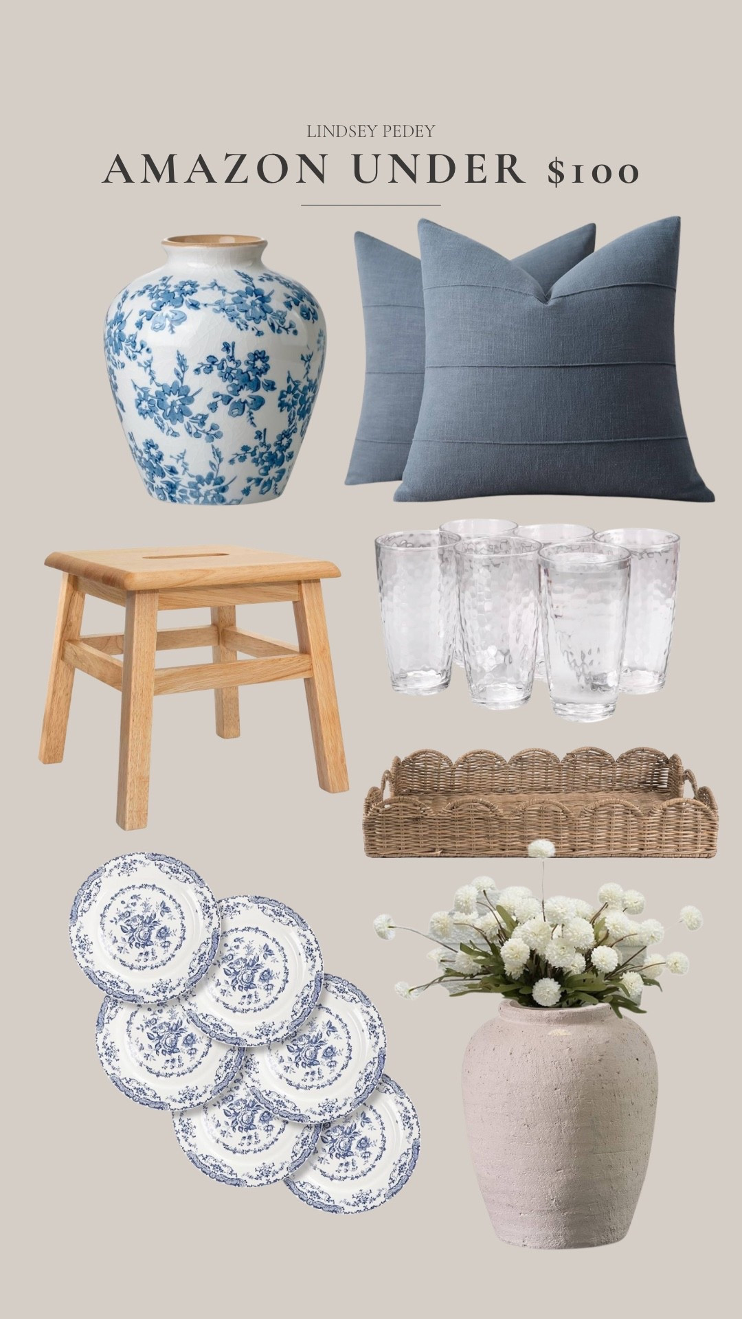 Amazon home finds under $100! 


Blue and white decor, Amazon home, summer decor, woven basket, tray, step stool, stool, vase, living room, bedroom

#LTKHome #LTKSeasonal