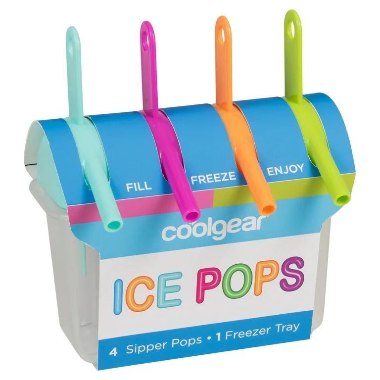 4 PC SIPPER ICE POP MOLD | Walmart (US)