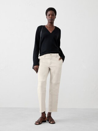 Slim Mid-Rise Pull-On Chino | Banana Republic Factory