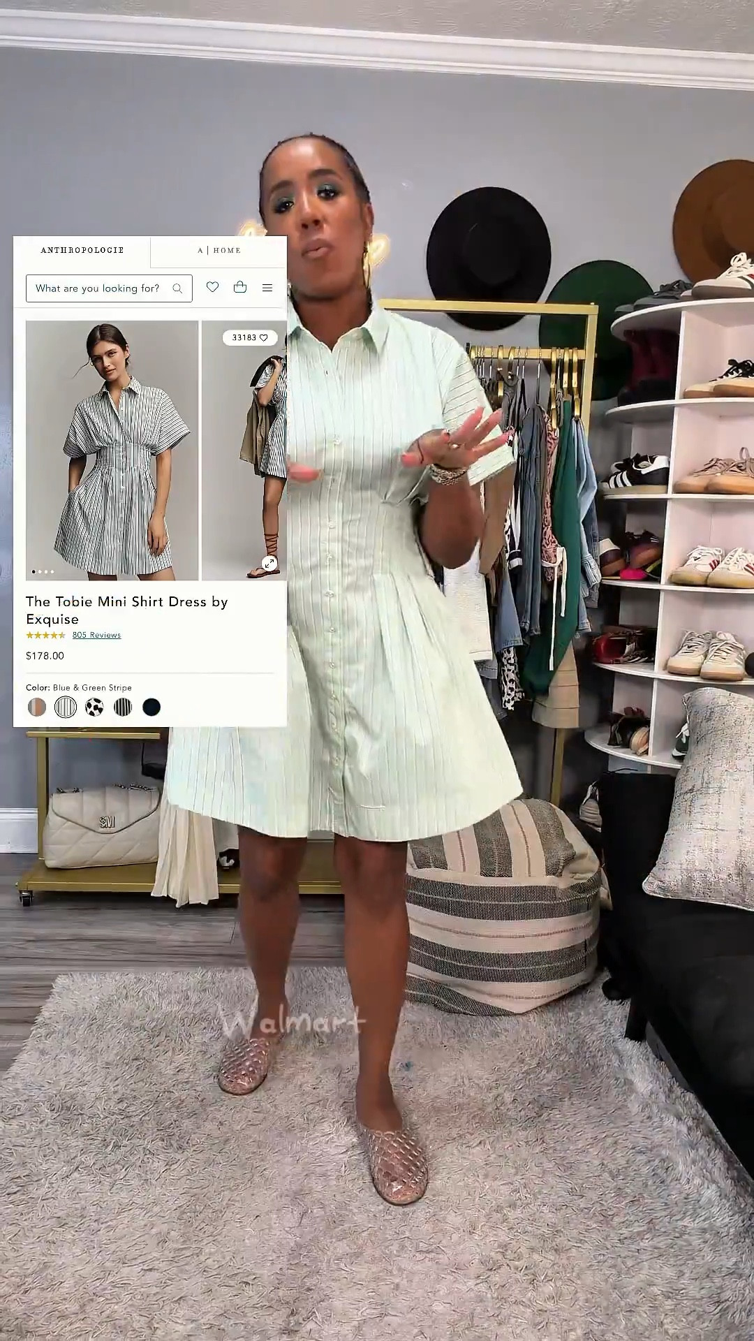 $178 look for UNDER $30 😮‍🔥 this Walmart find is giving effortless Anthropologie vibes without the price tag!! The fit is SO flattering with that cinched waist + flowy skirt… easy, breezy, and elevated 👏🏾

Perfect for:
• Sunday church ⛪️  
• Brunch with the girls 🥂  
• Vacation dinners 🌴  
• Spring family photos 📸  
• Baby showers & bridal events 💐  
• Casual date night 💕  

It’s one of those throw-on-and-go dresses that still looks put together every single time 🤍

SIZING REFERENCE/stats- 5’5”, 165 lbs, size 10

#walmartfashion #walmartfinds #affordablefashion #anthrodupe #anthropologieinspired #springstyle #springdress #modestfashion #over40style #chicstyle #everydaystyle #budgetfashion #lookforless #styleonabudget #wearthis #churchoutfit #brunchoutfit #vacationstyle #dateoutfit #momstyle #effortlesss

#LTKMidsize #LTKOver40