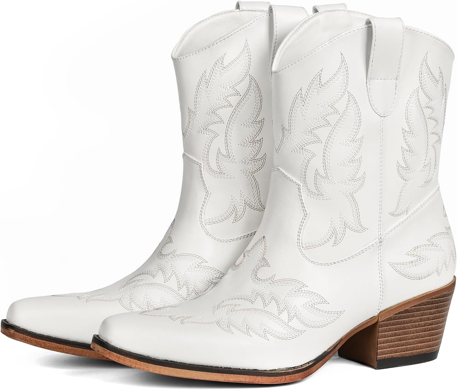 Cowboy Boots for Women Ankle Cowgirl Booties | Amazon (US)