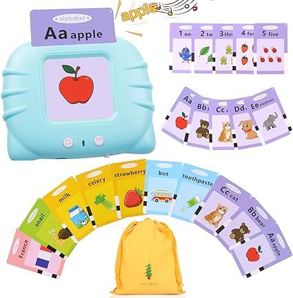 QuTZ ABC Learning Flash Cards for Toddlers 2-4, Autism Toys, Speech Therapy Toys, Educational Tal... | Amazon (US)