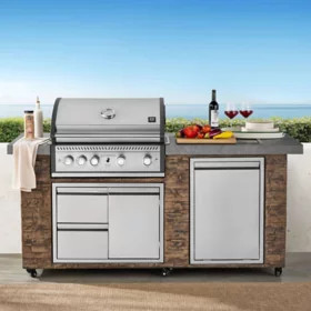 Member's Mark 5-Burner Rustic Ledge Propane Gas Island Grill | Sam's Club