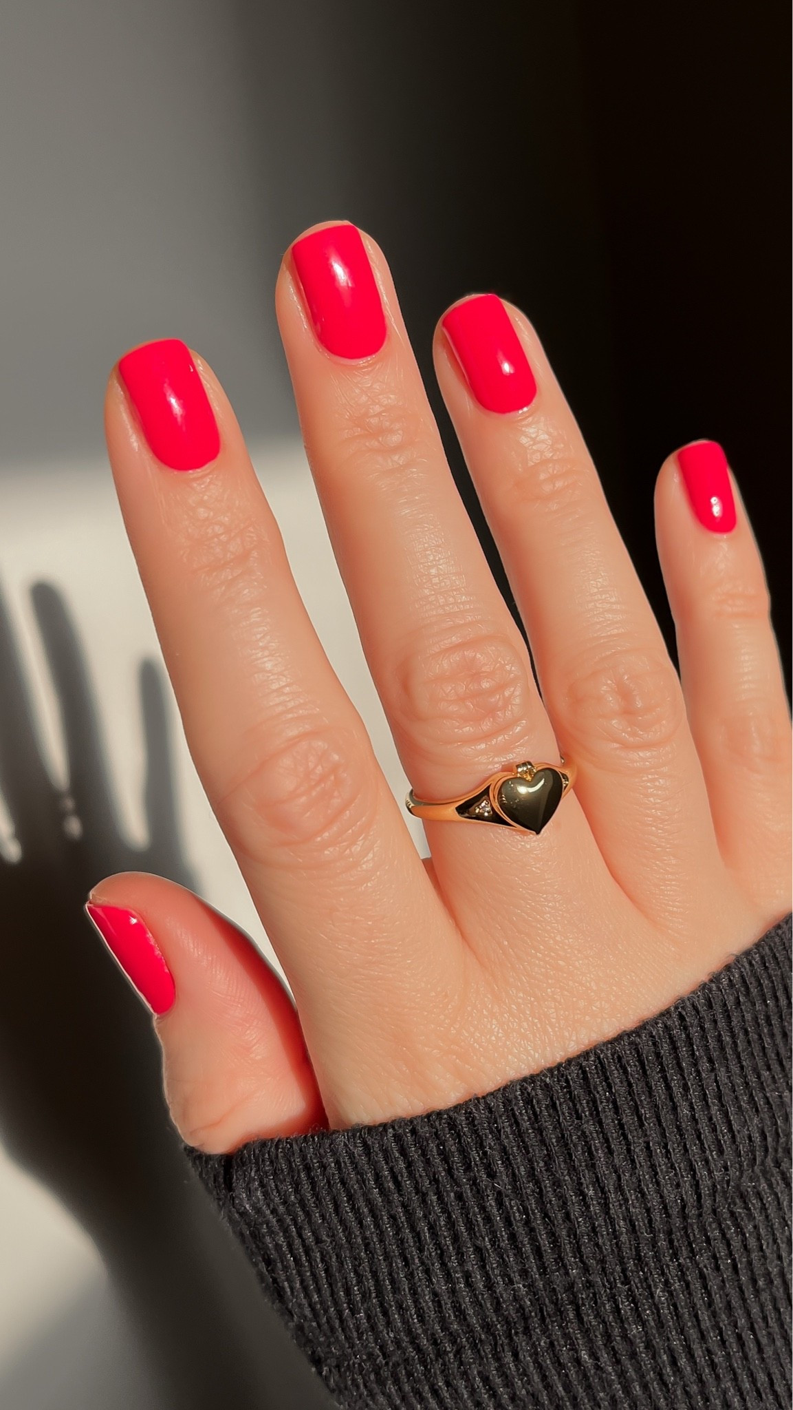 Summer nails: essie You Can-dy It from the gel couture line (which is regular nail polish, btw, not gel). 

This one pulls more pink irl.

#LTKSeasonal #LTKBeauty