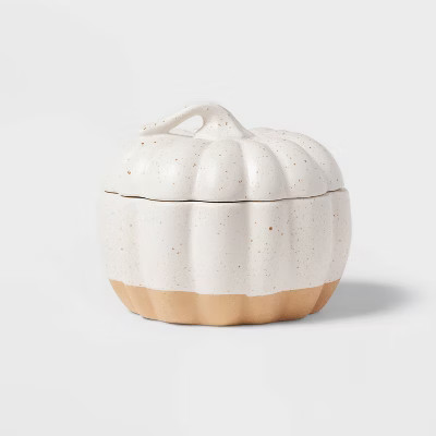 Small Pumpkin Serving Bowl Ivory - Threshold™ | Target