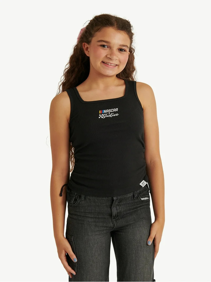 Justice Girl's NASCAR X Justice Collab Cinch Tank, Sizes XS - XLP | Walmart (US)