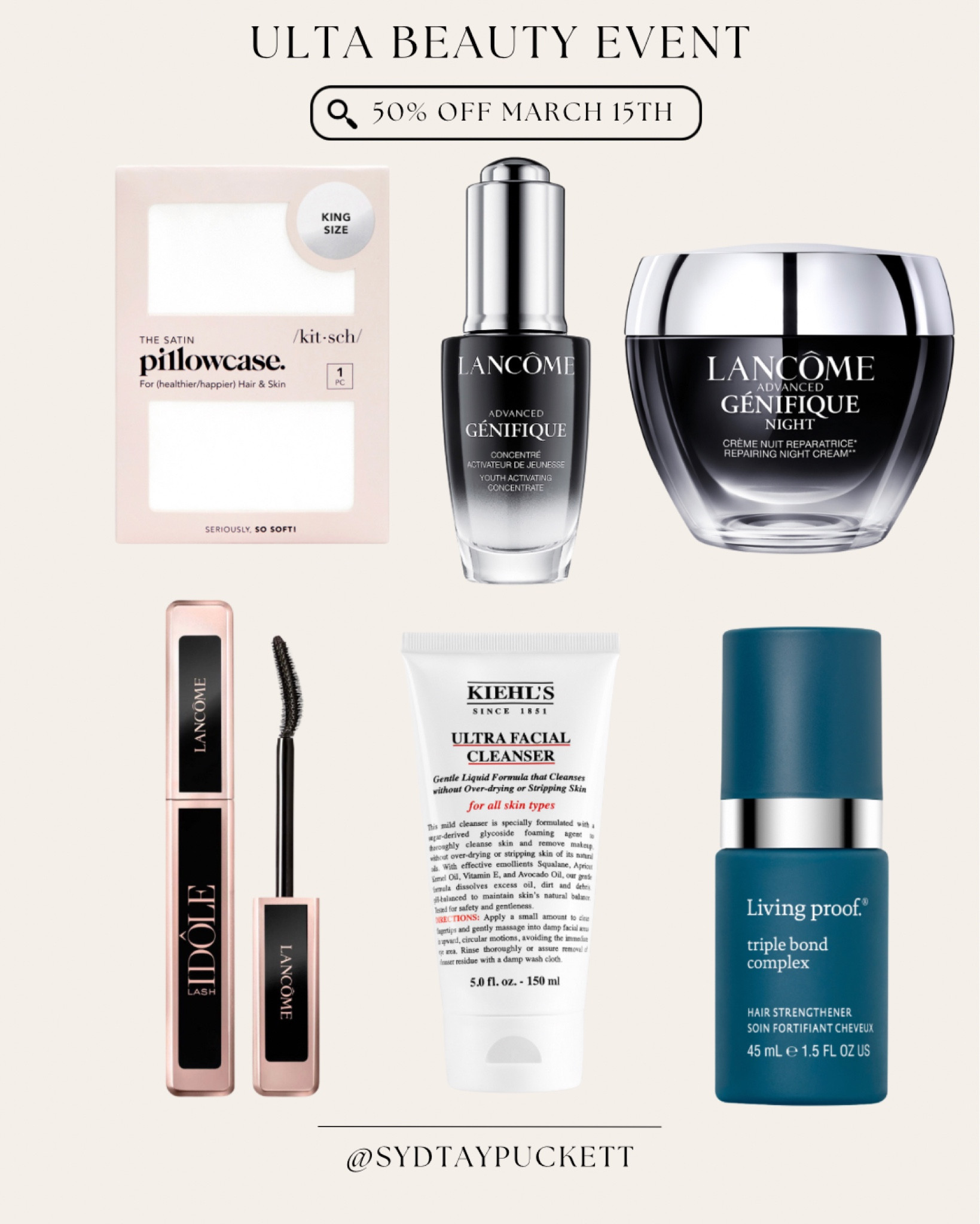 Ulta semi-annual beauty event | 50% daily deals | March 15th deals

#LTKfindsunder100 #LTKsalealert #LTKbeauty
