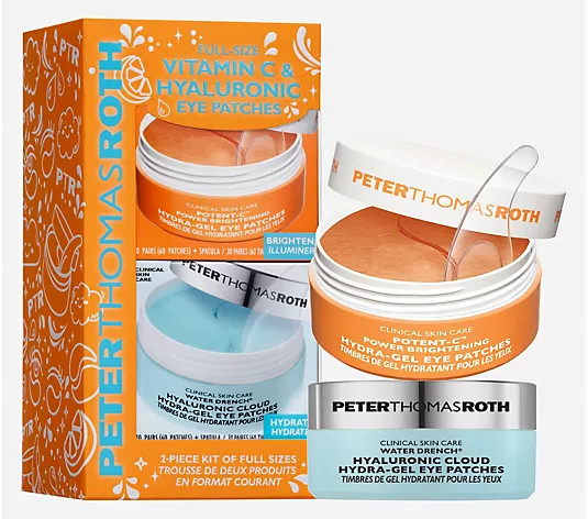 Make Your Selection: Peter Thomas Roth Full-Size Vitamin-C & Hyaluronic Eye Patches | QVC