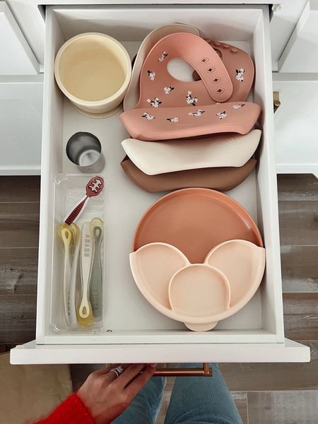Baby lead weaning feeding essentials. Love these silicone bibs for baby girl when she is eating. Suction plate for the stokke Tripp trapp tray, baby spoons and more  

#LTKStyleTip #LTKBaby