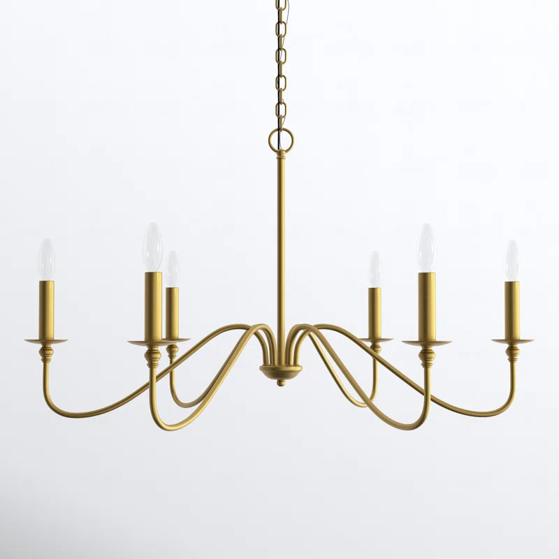 Ableton 6 - Light Dimmable Classic / Traditional Chandelier | Wayfair North America