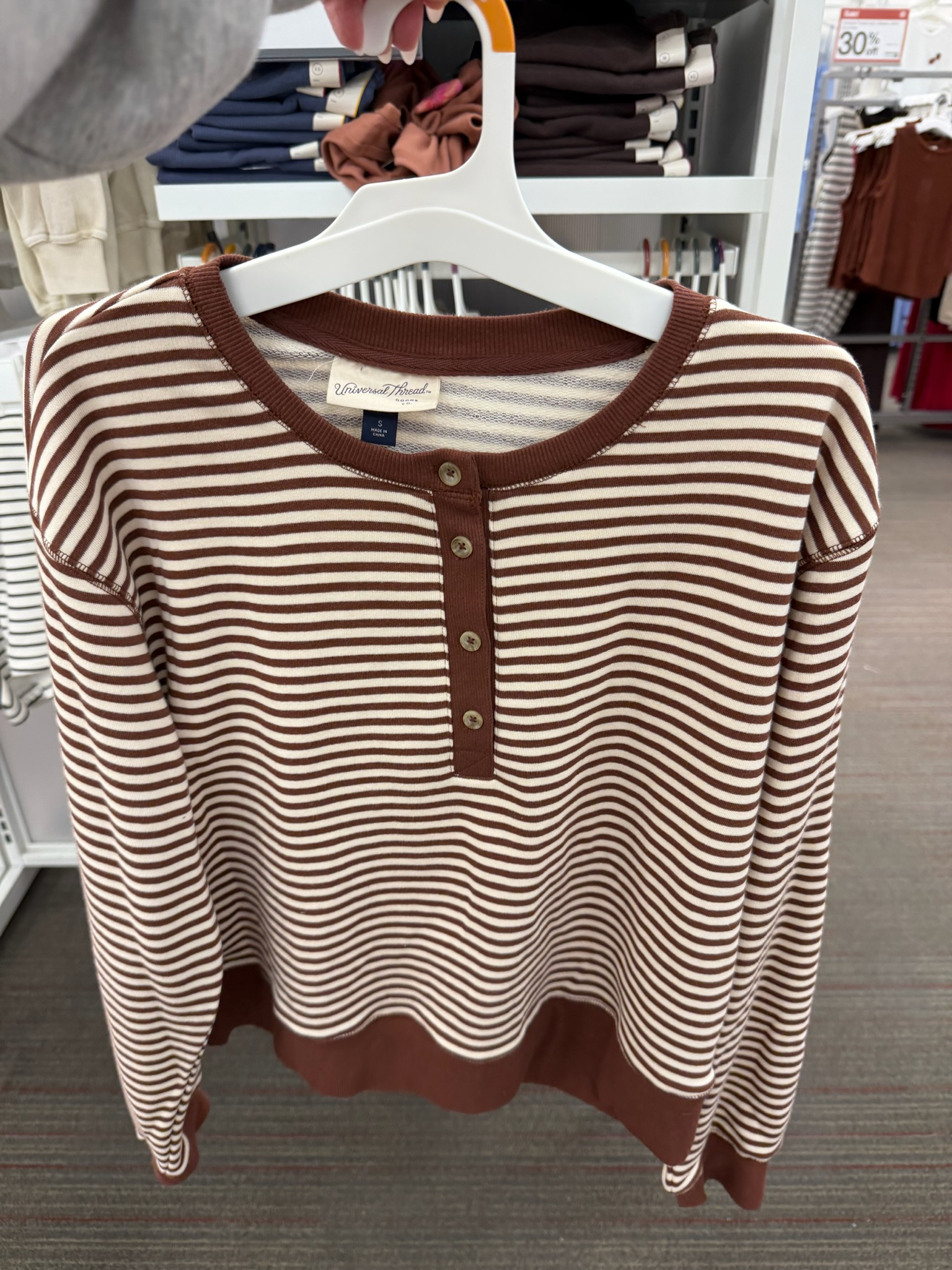 I love brown stripes right now! This new Target henley feels so good for summer now and heading into fall later too.

wedding guest dress summer, summer outfits, summer dresses, country concert outfits, fathers day gift guide, plus size fashion, date night outfits, vacation outfits beach, work outfits, business casual workwear, target style, target fashion, brown stripes, casual outfits
 

 #LTKgrwm #LTKootd #LTKSeasonal