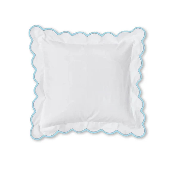 Pushp Linen Scalloped European Square Euro Shams and Pillow | Etsy | Etsy (US)