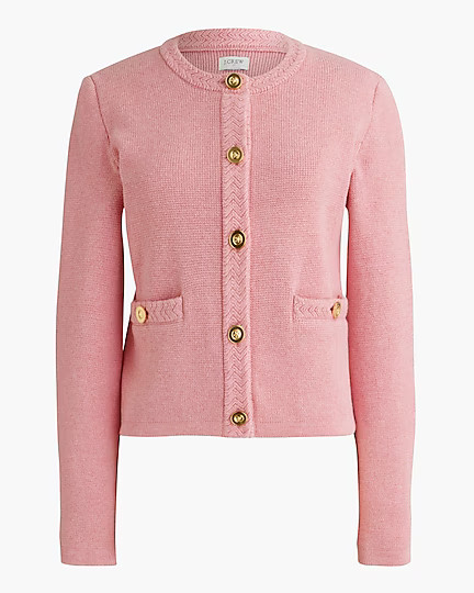 Cotton lady jacket cardigan sweater | J.Crew Factory