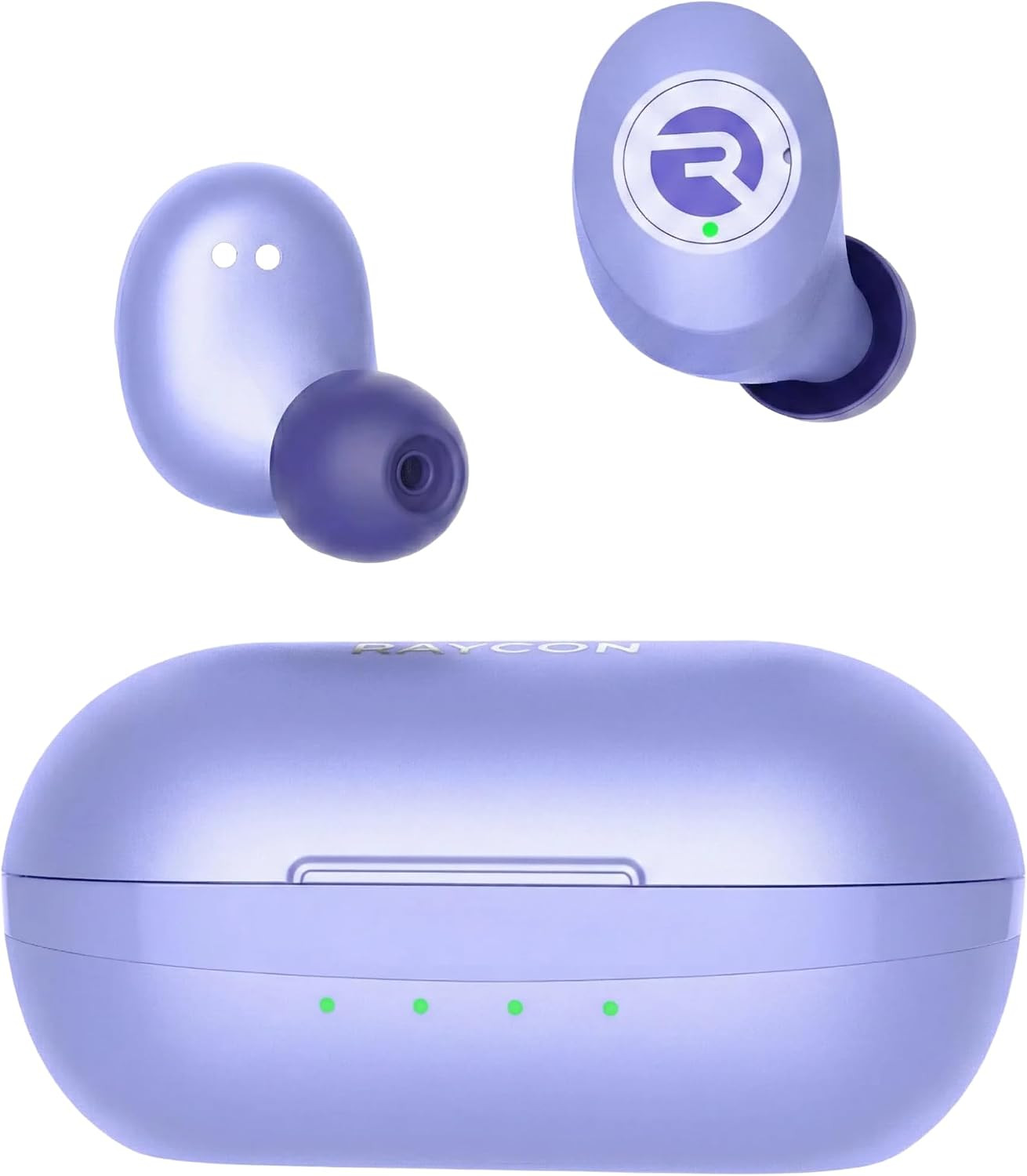Raycon Everyday Bluetooth Wireless Earbuds with Microphone - Active Noise Cancelling, Sweat & Water-Resistant Earphones, Ear Buds Wireless Bluetooth (Purple) | Amazon (US)
