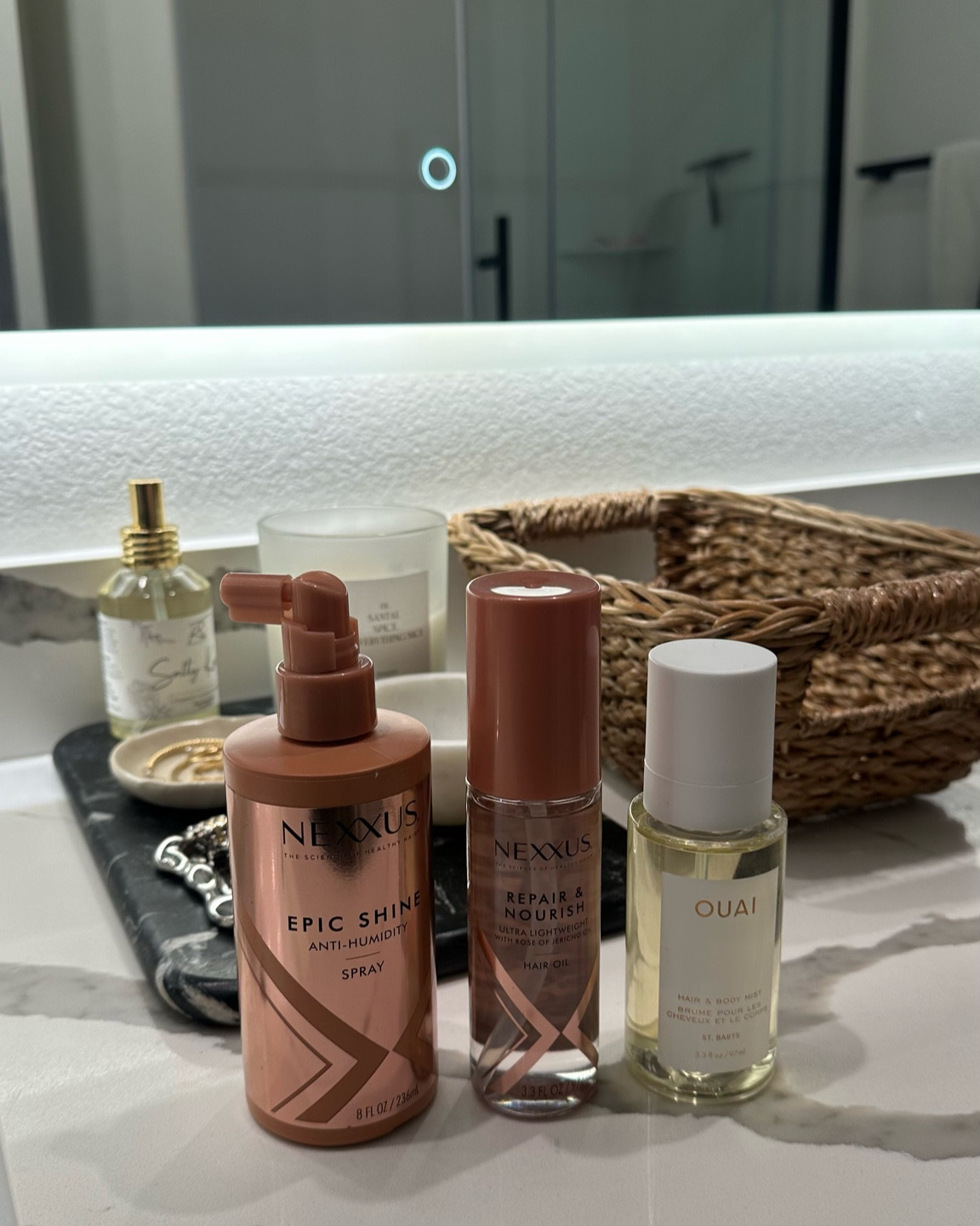 Pre and post styling hair products 