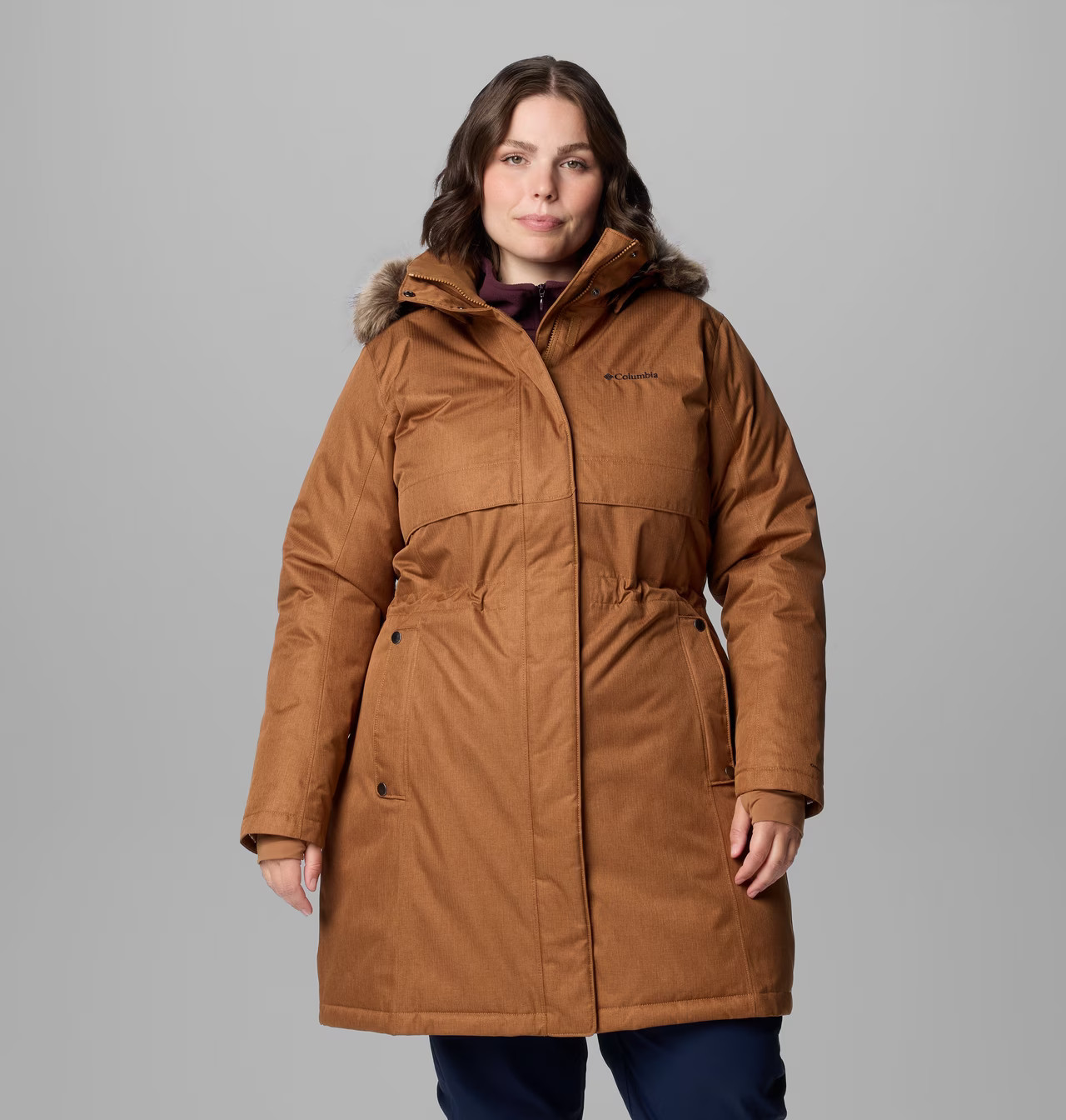 Women's Apres Arson™ II Winter Long Down Jacket - Plus Size | Columbia Sportswear