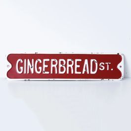 Metal Gingerbread Street Sign | Antique Farm House