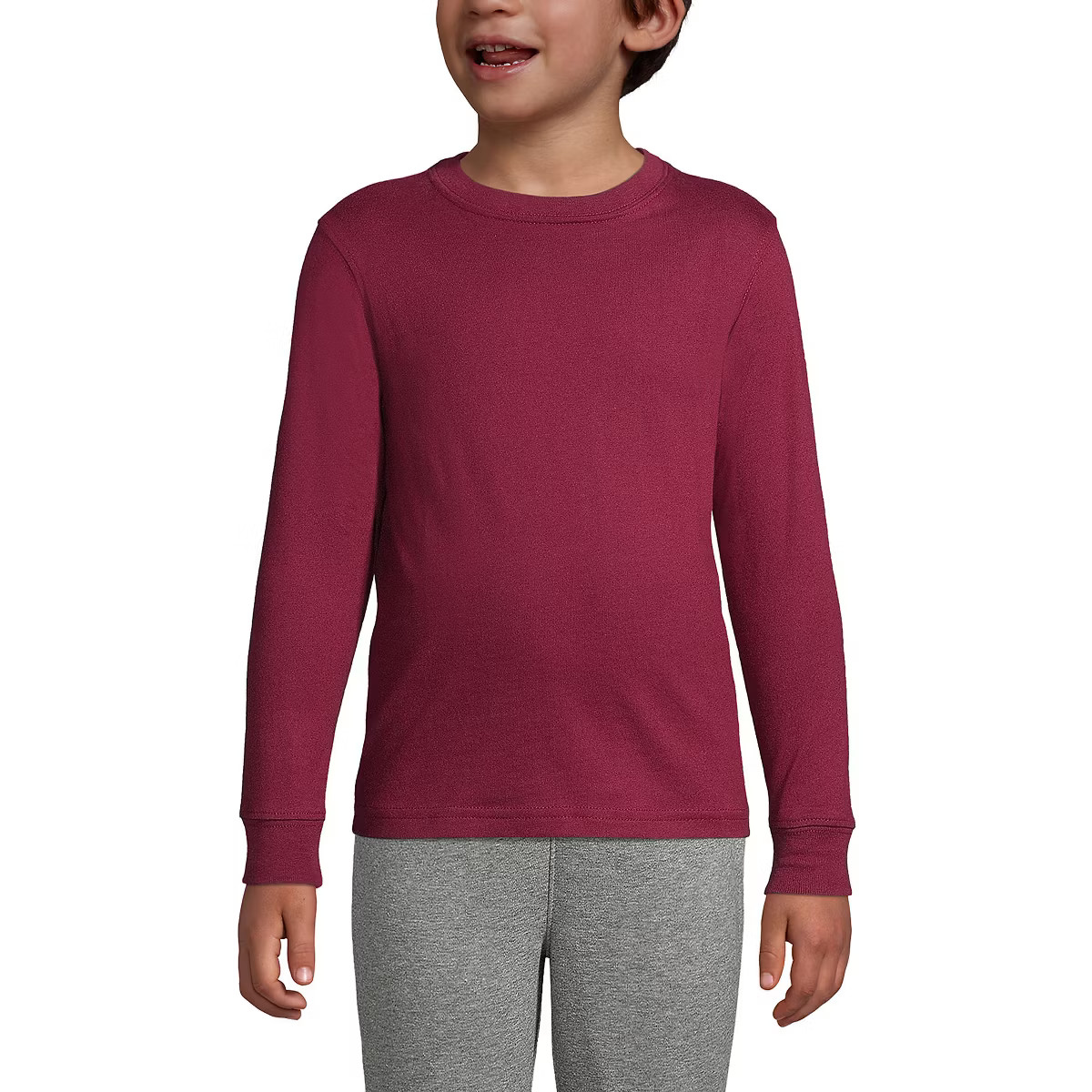 Lands' End School Uniform Kids Long Sleeve Essential T-shirt | Target