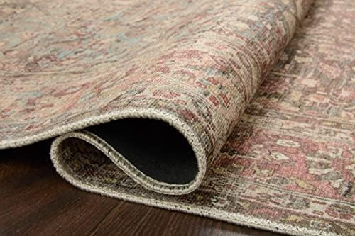 Loloi II Adrian Collection ADR-06 Ocean / Clay, Traditional 5'-0" x 7'-6" Area Rug | Amazon (US)