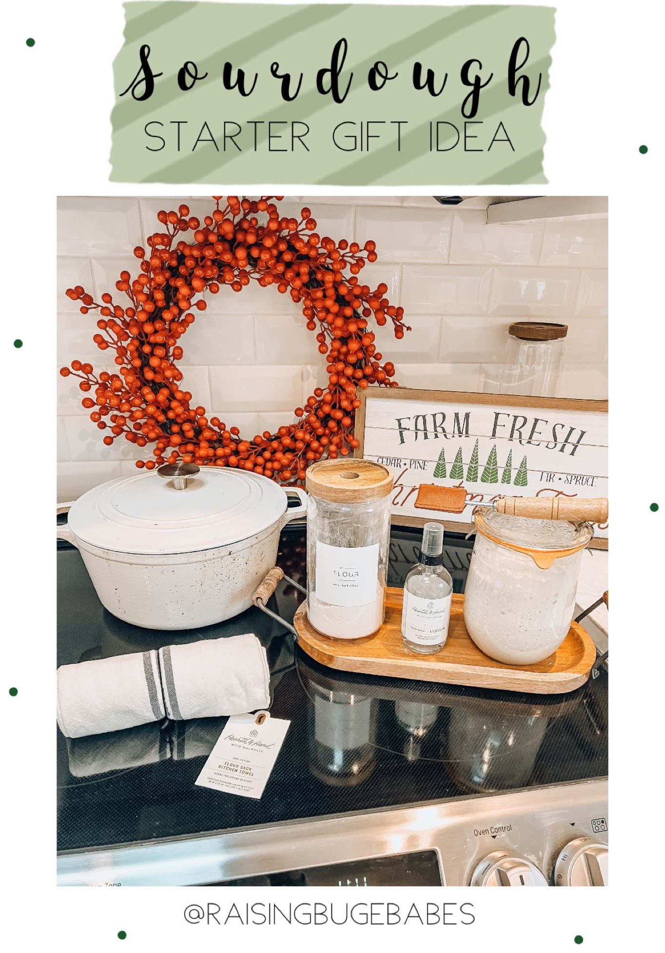 Sourdough starter kit gift idea for the baker | homestead family | mom | host 🤍

#LTKCyberweek #LTKGiftGuide #LTKhome