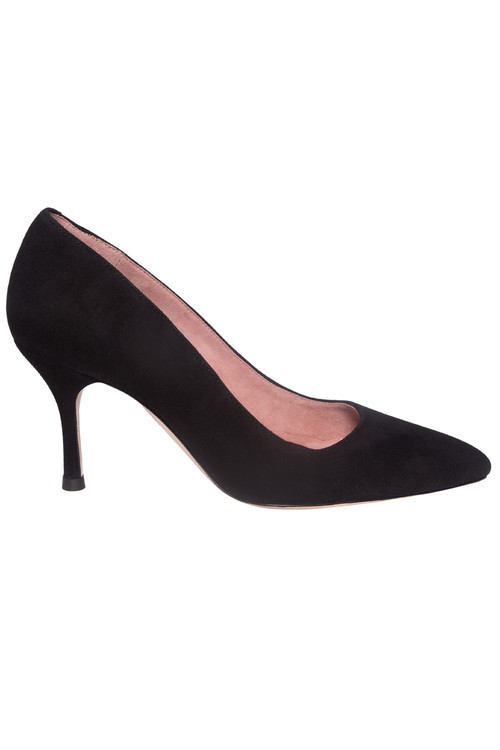 ALLY Shoes Classic Pump in Black Suede at Nordstrom, Size 10.5 | Nordstrom