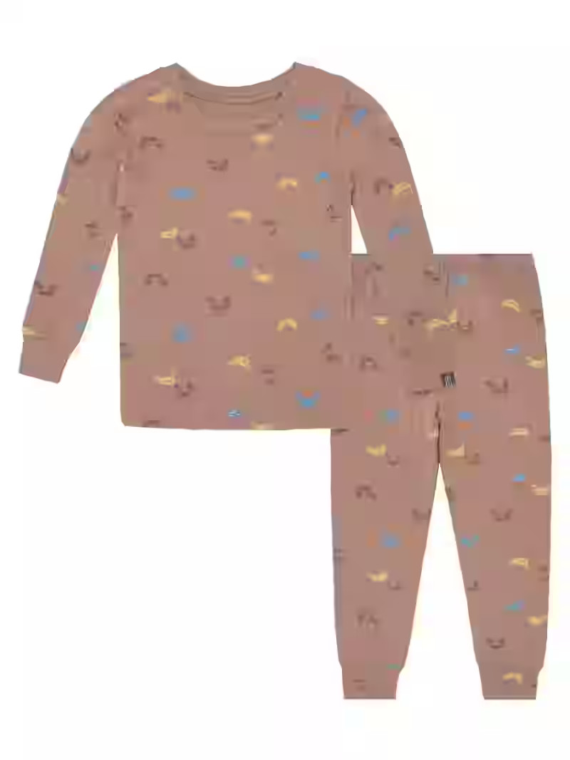 Modern Moments by Gerber Toddler Neutral Super Soft Pajama Set, 2-Piece, Sizes 12 Months-5T | Walmart (US)