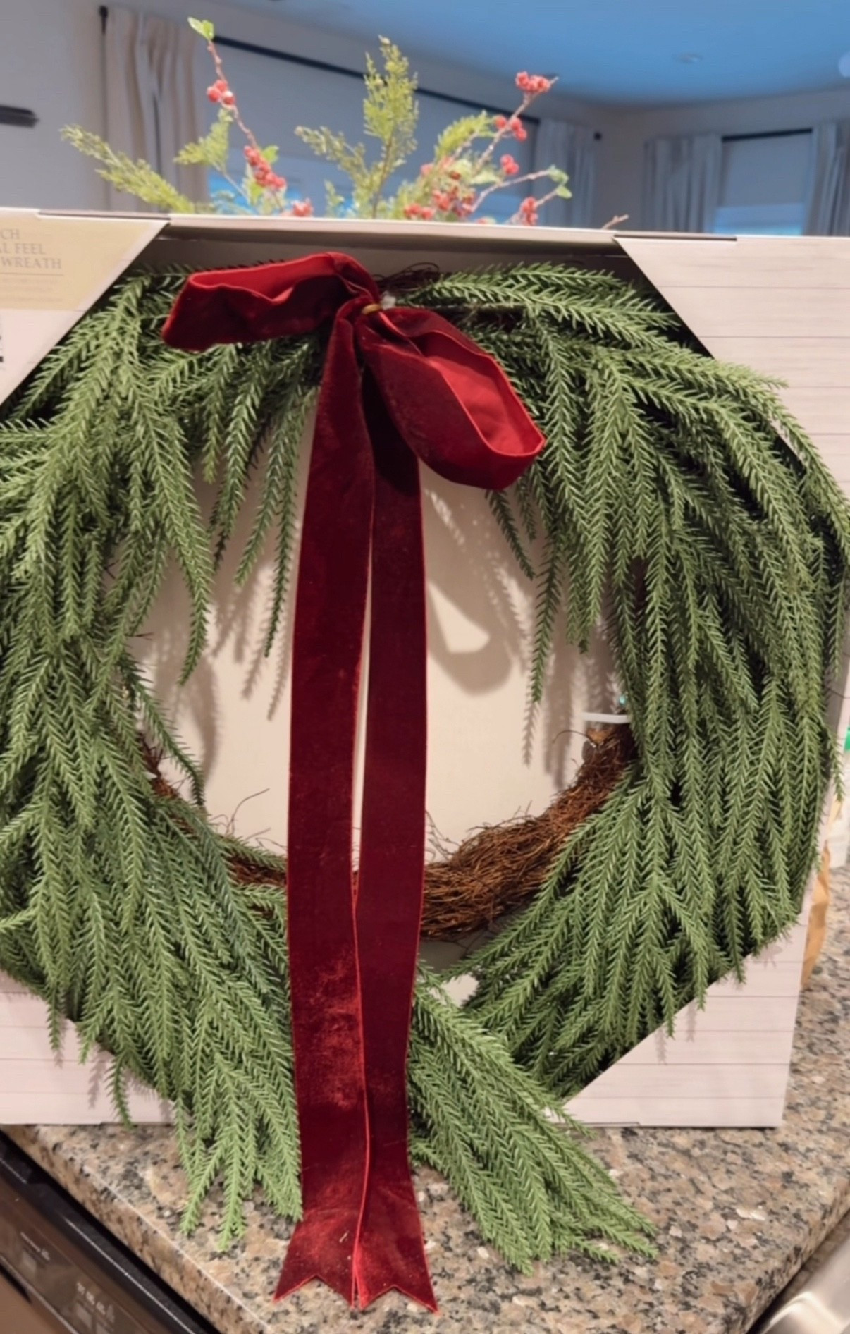 Walmart viral wreath 

#LTKSeasonal #LTKHoliday #LTKFindsUnder50