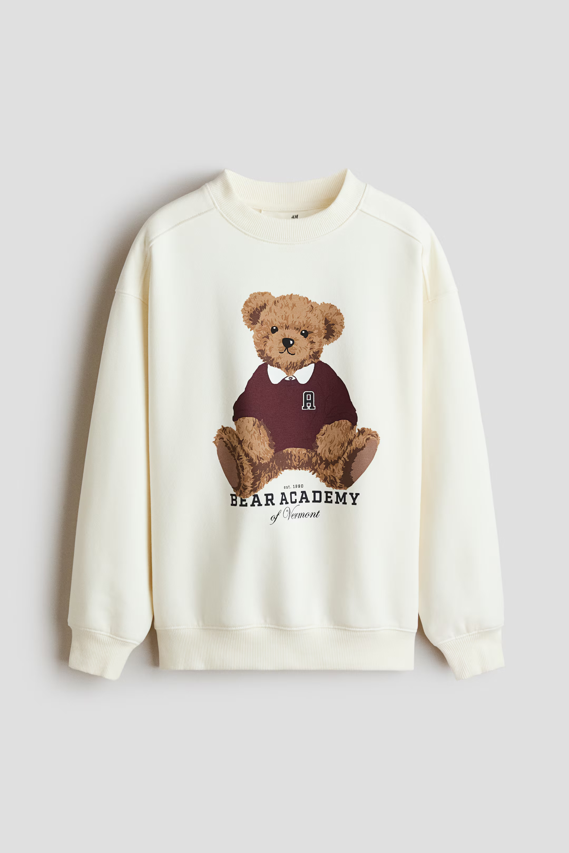 Loose-fit printed sweatshirt | H&M (UK, MY, IN, SG, PH, TW, HK)