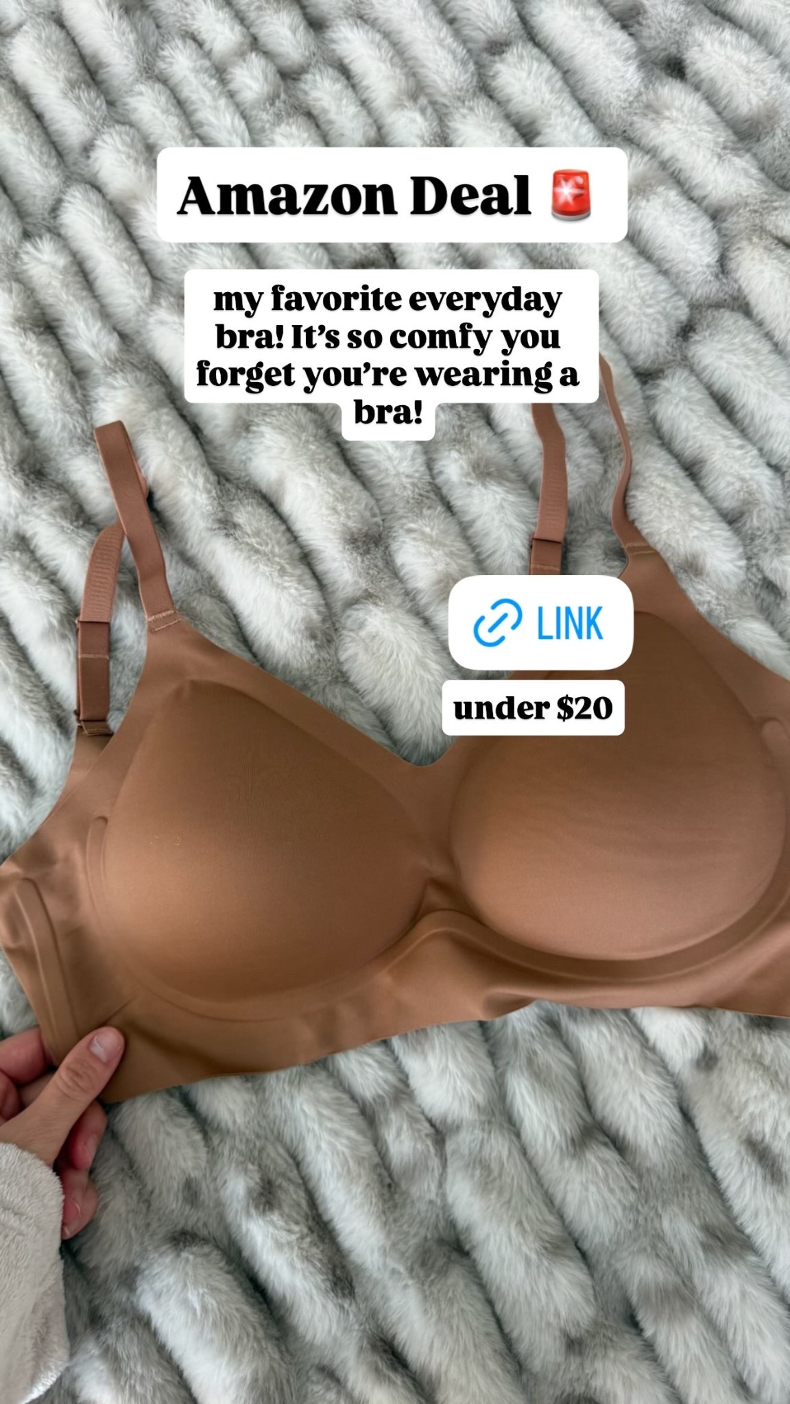 Amazon Deal 🚨  my favorite everyday bra! It’s so comfy you forget you’re wearing a bra! under $20