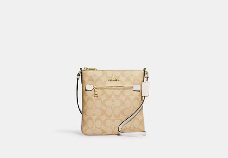 Mini Rowan File Bag In Signature Canvas | Coach Outlet US