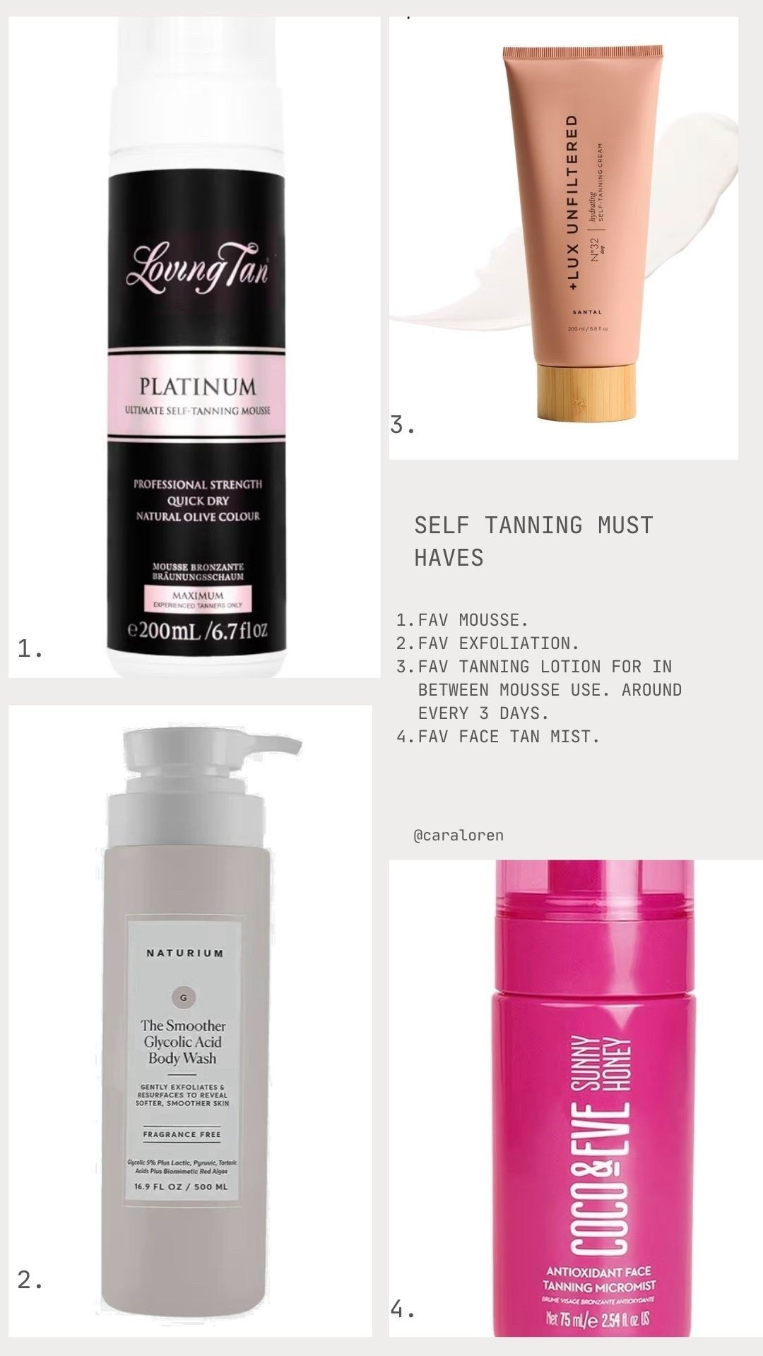 I alway get so many questions about my tanning routine! Here are my favorite products to use! Let me know if you guys still have questions 🫶🏻

#LTKBeauty