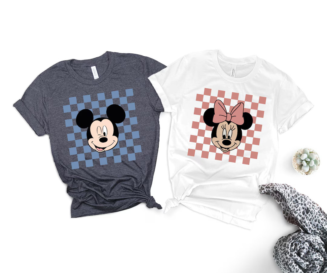 Mickey Minnie Shirt, Vintage Minnie Mickey Mouse Shirt, Disney Girl Trip Shirt, Disney Women Shir... | Etsy (US)