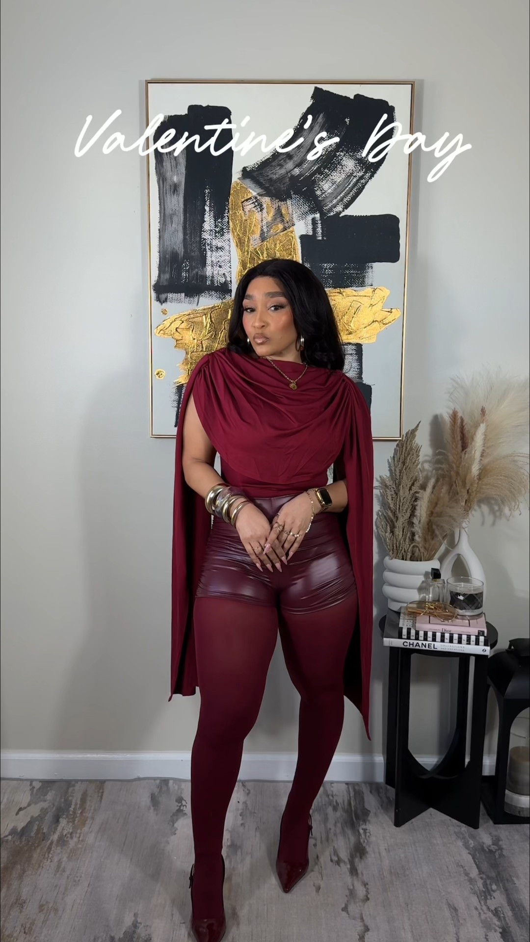 Burgundy bombshell outfit!!! Okkkkkkkaaayyyyyyyy this is a little different than the norm butttttttt it’s giving Valentine’s Day behavior! This bodysuit, leather shorts and stockings combo is insane! (The leggings are separate from the bodysuit) I also included alternative bottoms if you’re looking for a different vibe babe💕💕
Everything: Medium

#LTKFindsUnder50 #LTKFindsUnder100 #LTKootd