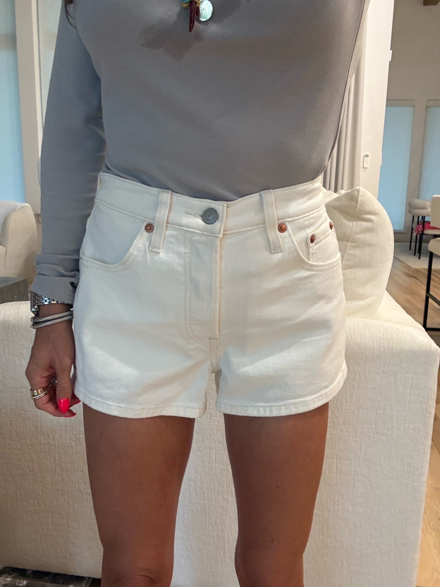 Levi’s denim shorts on sale wearing size 23

#LTKPetite #LTKSaleAlert