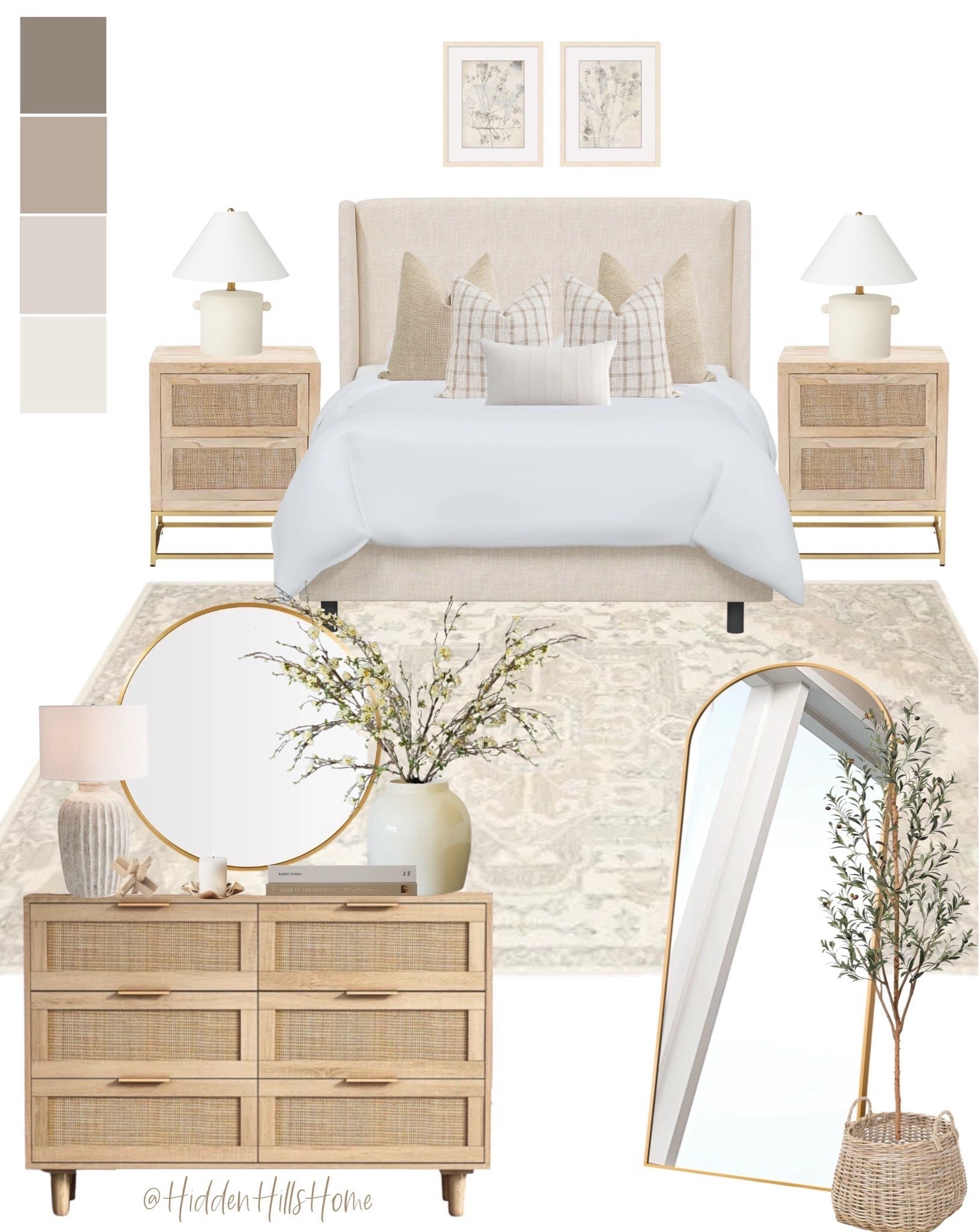 Modern transitional bedroom mood board, master bedroom design inspo, bedroom mood board, bedroom design, primary bedroom mood board #bed

#LTKSaleAlert #LTKHome #LTKSeasonal