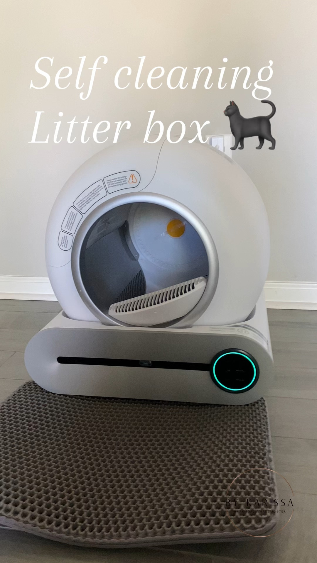 Self cleaning cat 🐈‍⬛ litter box
🐈‍⬛ has 4 different cleaning modes and connects to an app
🐈‍⬛ no door so that cat won’t get trapped 

#LTKfamily #LTKVideo #LTKhome