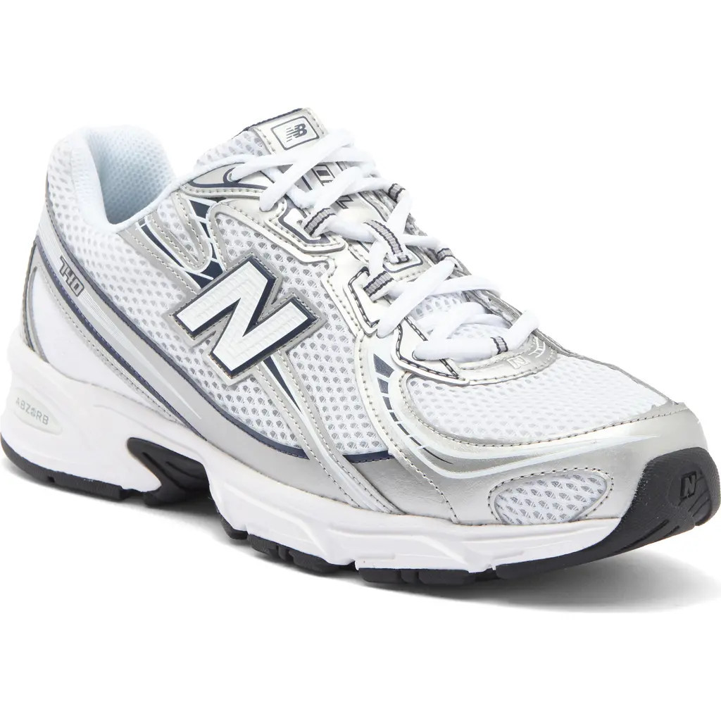 New Balance Gender Inclusive 740 Sneaker in Nb Navy/White at Nordstrom, Size 9.5 Women's | Nordstrom