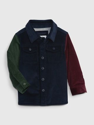 Toddler Colorblock Corduroy Shirt Jacket | Gap (US)