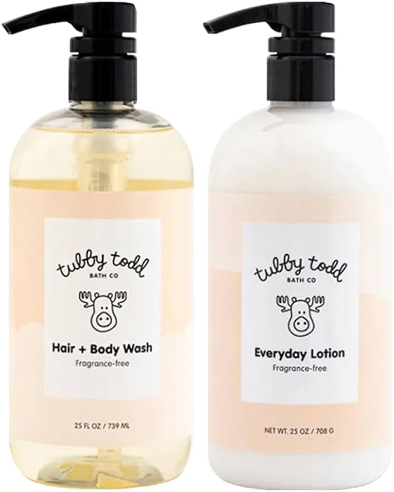 TUBBY TODD Baby Bath & Skincare Kit - The Wash and Lotion Bundle - Baby Wash and Baby Lotion Gift... | Amazon (US)