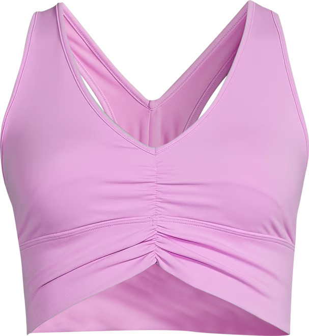 Avia Women's Ruched V-Neck Sports Bra | Walmart (US)