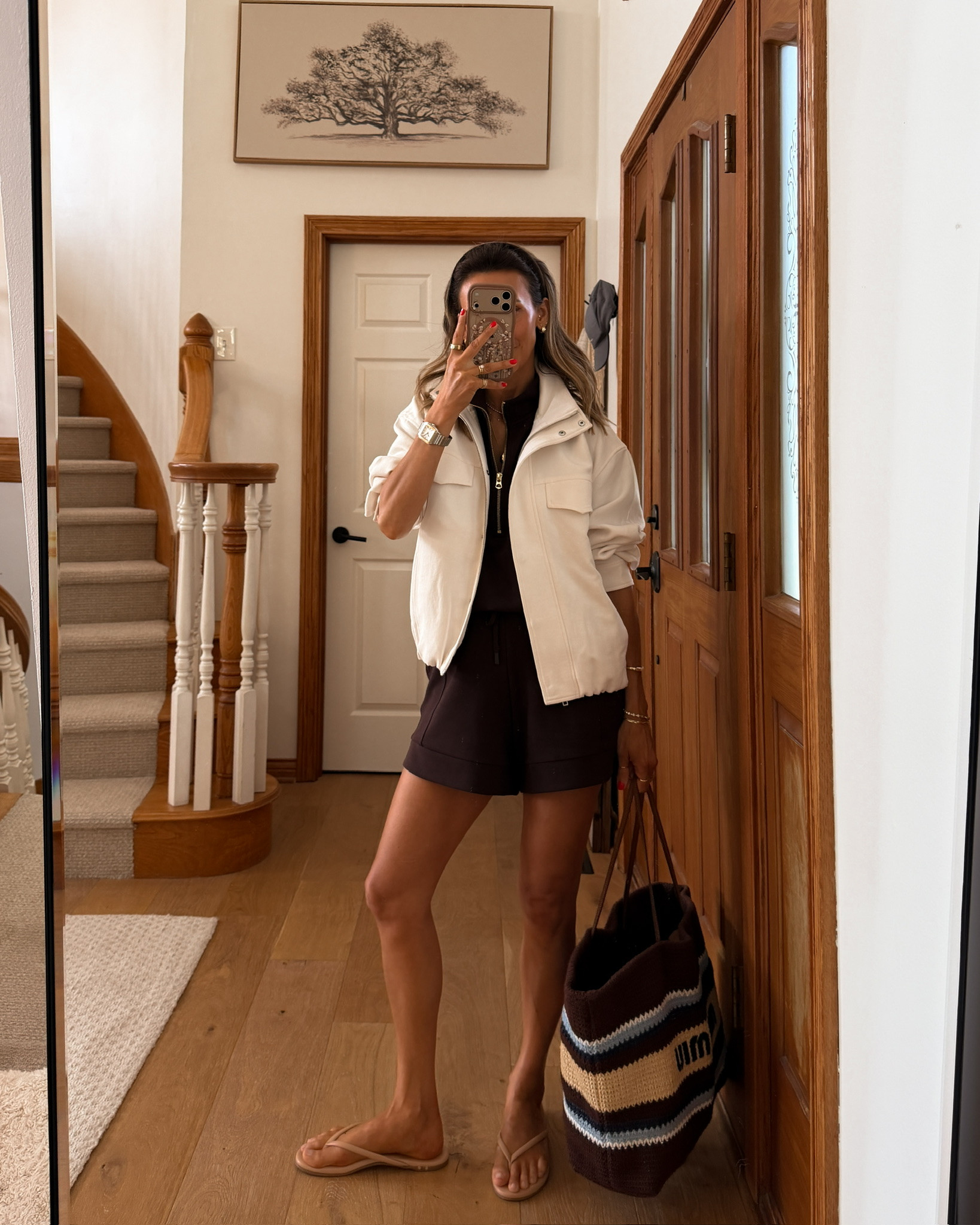 Travel look for our 7 hour drive up north😳 super comfy and wearing my new funnel neck jacket for a light easy layer

#LTKootd #LTKTravel #LTKSeasonal