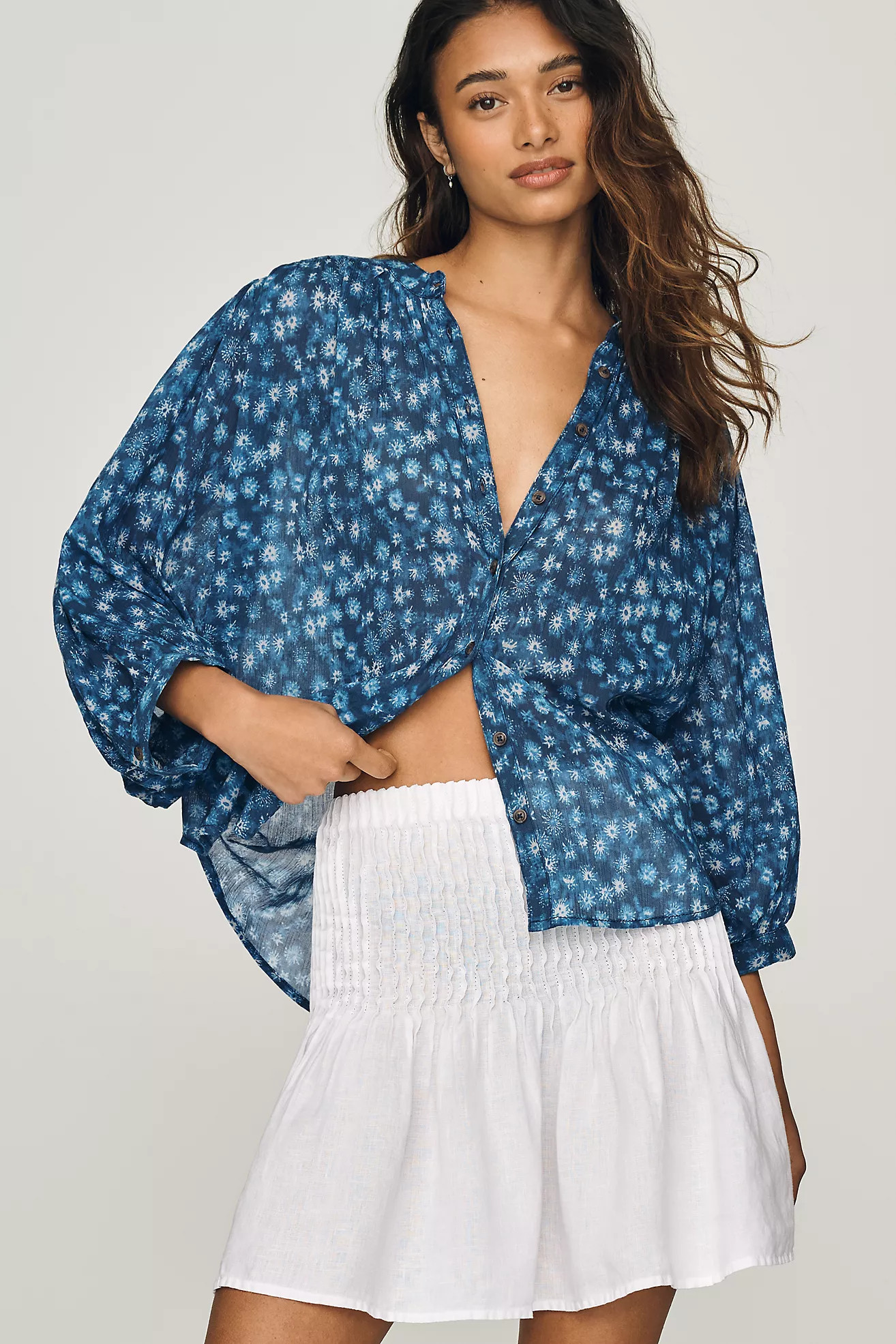 The Sidney Batwing Blouse by Pilcro | Anthropologie (US)