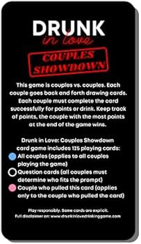Drunk in Love: Couples Showdown, Couples vs Couples Drinking Game (4+ Players) | Amazon (US)
