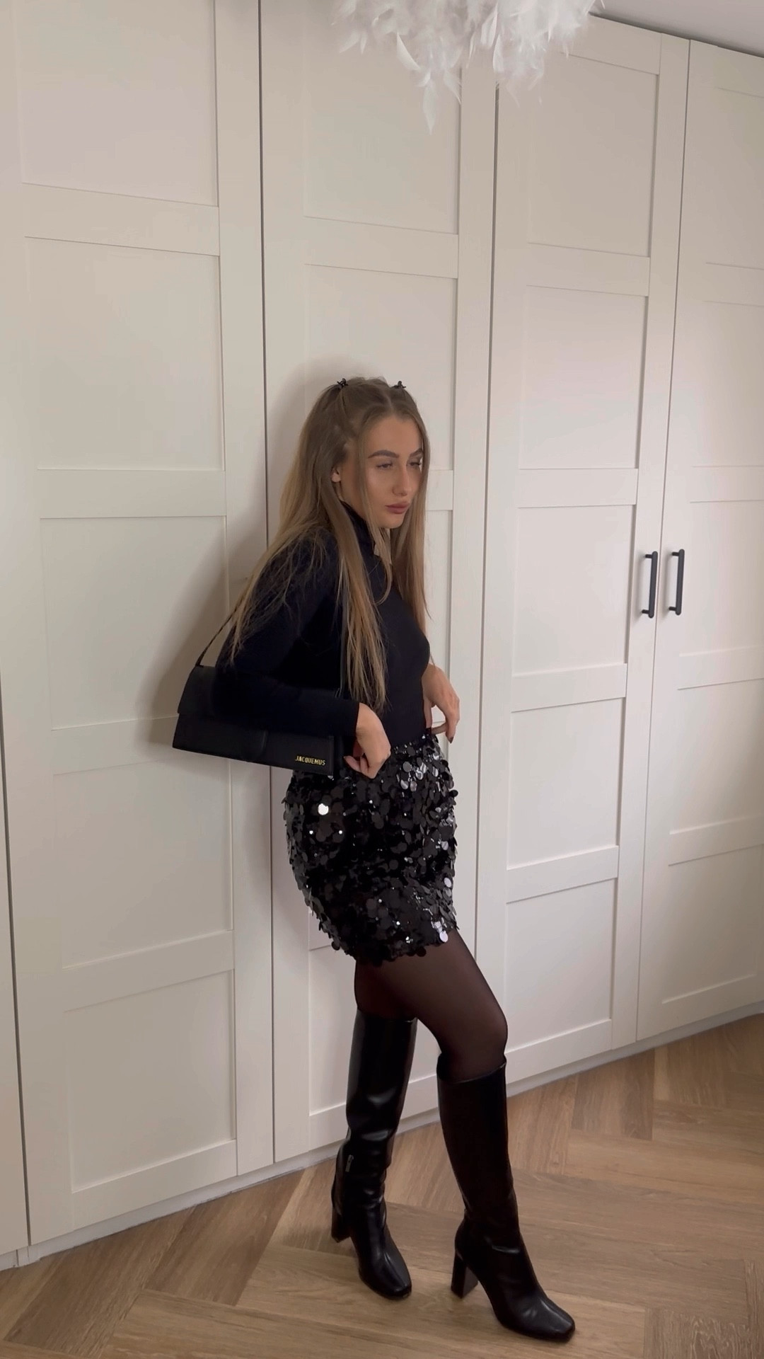 Christmas outfits are my fave 🖤

Boots are BERSHKA & bodysuit is Because of Alice x

#LTKparties #LTKstyletip #LTKSeasonal