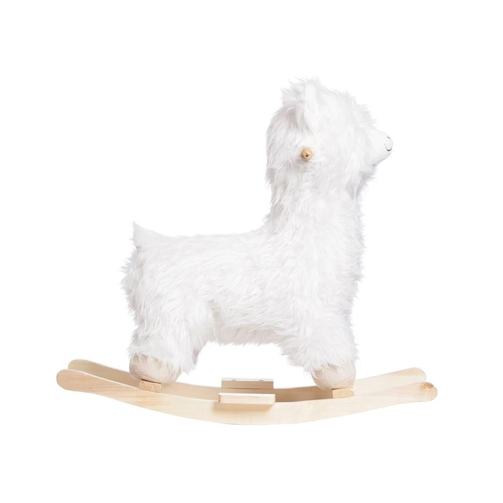 White Rocking Plush Llama – BURKE DECOR | Burke Decor