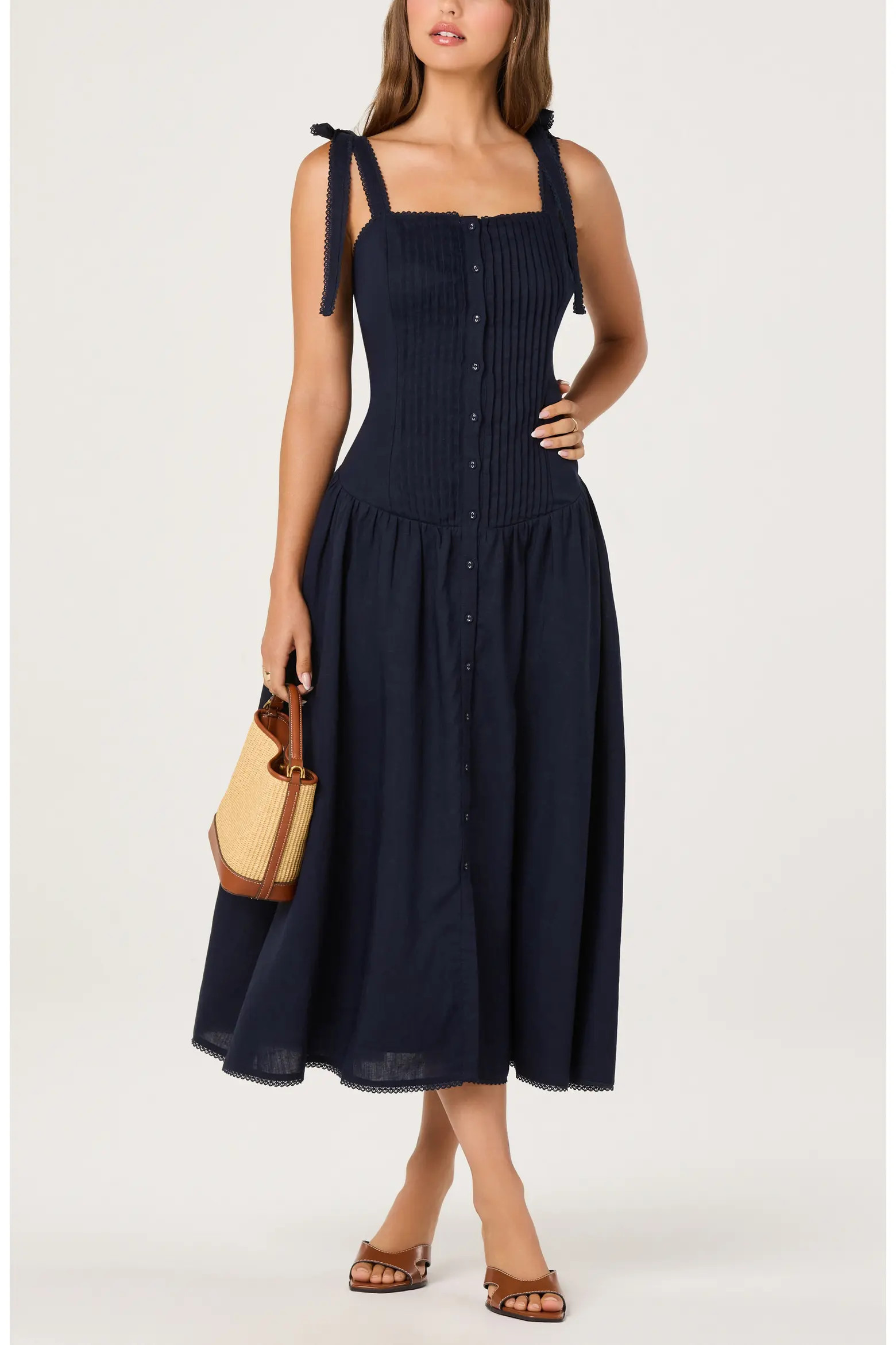 ASTR the Label Marie Midi Dress (Women) | Nordstrom | Nordstrom