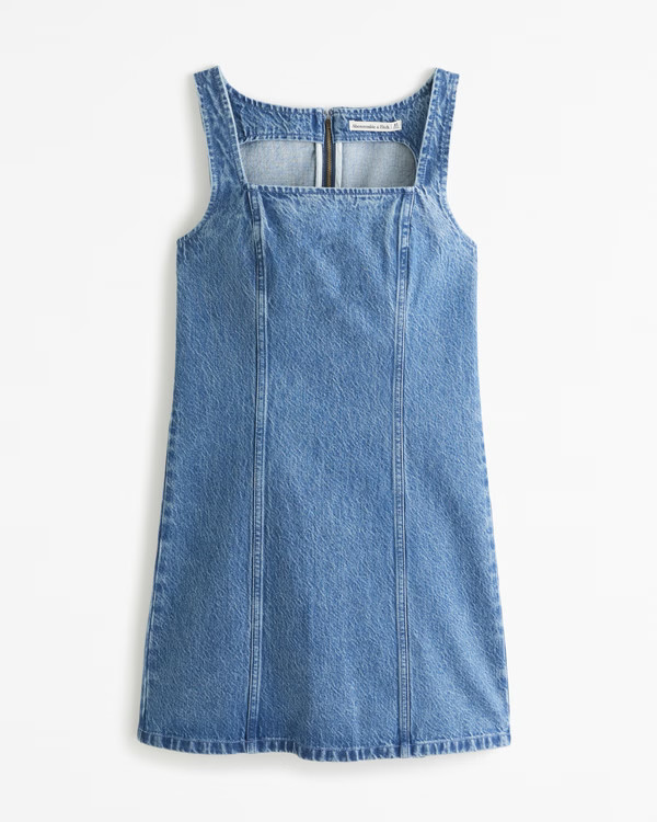 Denim Mini Dress | Abercrombie & Fitch (US)