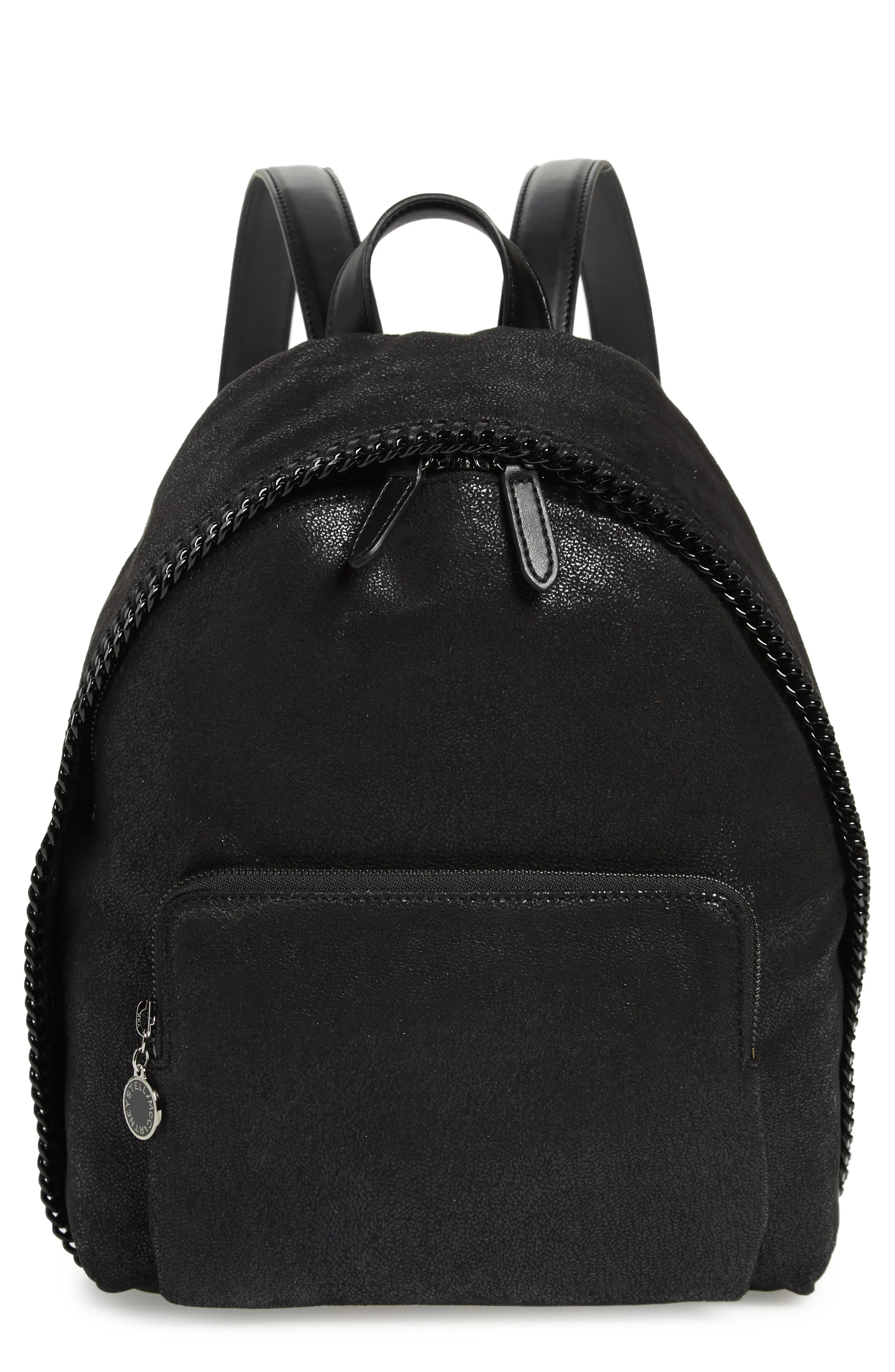 Stella Mccartney Small Falabella Faux Leather Backpack - Black | Nordstrom